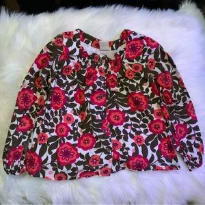 Old Navy Kids Flower Long Sleeve Top